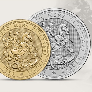 St George and the Dragon coins