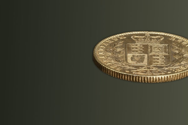 Shield Back Gold Sovereign