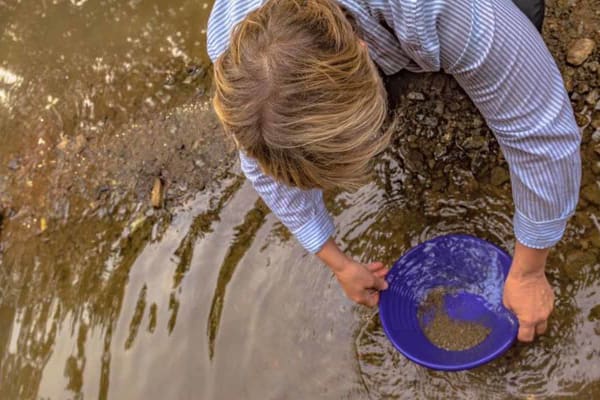 Panning for gold in the UK