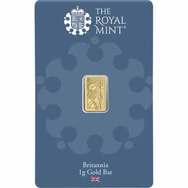 SEMBGBB1GS : Royal Mint 1g Britannia Gold Bar