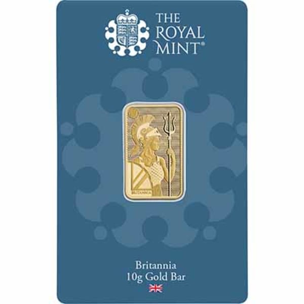 The Royal Mint 10g Gold Britannia Bar