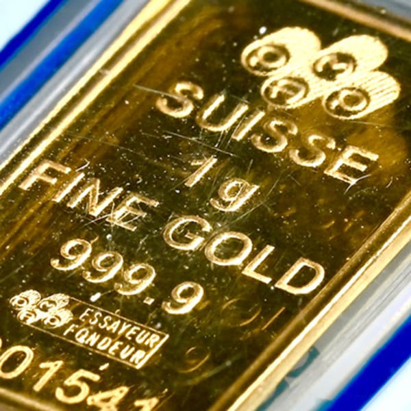 1g gold bar best value