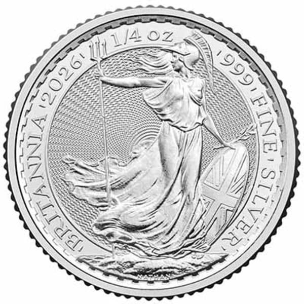 2026 quarter ounce silver Britannia