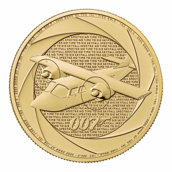 Reverse side of the 2026 Bond of the 2010s 1oz gold coin