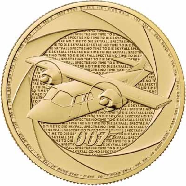 Reverse side of the 2026 Bond of the 2010s 1oz gold coin
