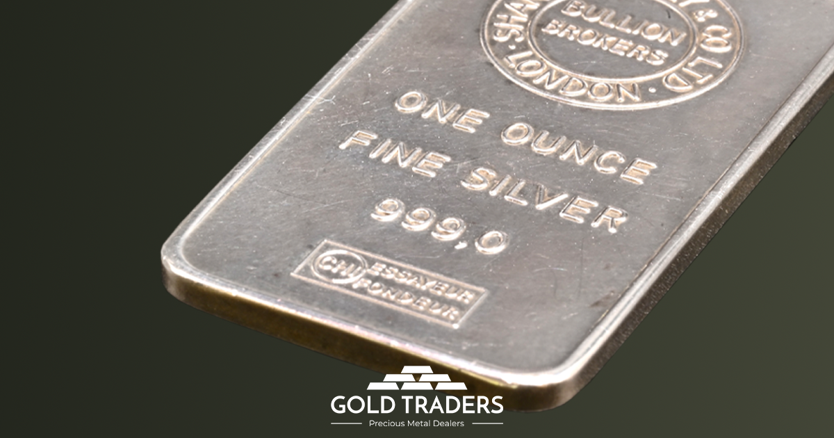 1 ozt Silver Bar Value Today | Sell One Ounce Silver Bars UK
