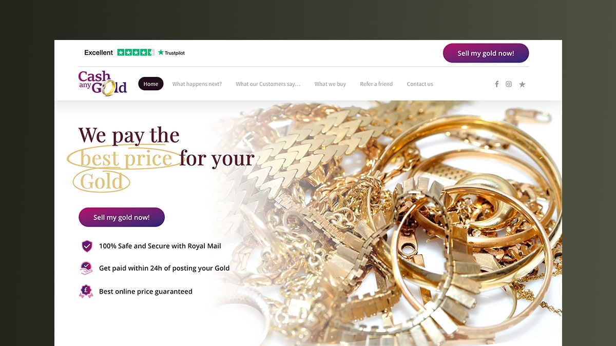 CashAnyGold.com Price Match Tool