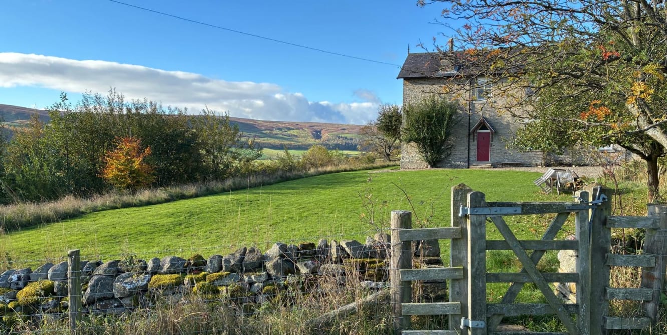 old vicarage in autumn october 2025