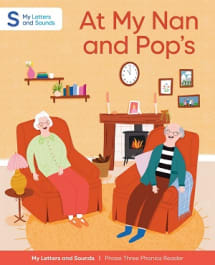 At My Nan and Pop's: My Letters and Sounds Phase Three Phonics Reader Thumbnail Image