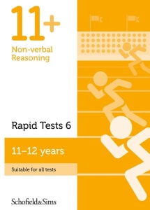 11+ Non-verbal Reasoning Rapid Tests Book 6 Image