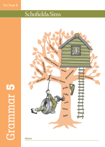 Grammar and Punctuation Book 5 (Year 5) Thumbnail Image