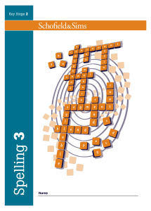 Spelling Book 3 (Year 3) Inner Page Image