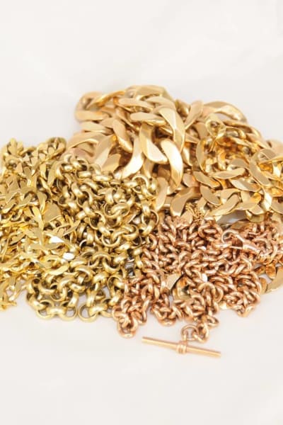 Tangled Gold Chains