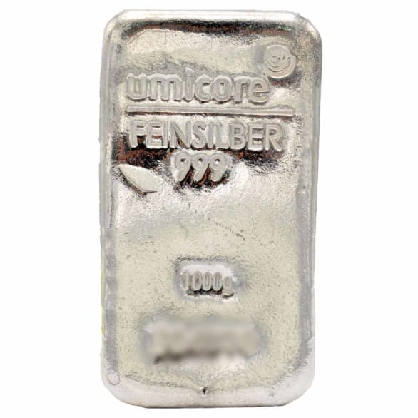 Umicore 1kg Silver Bar