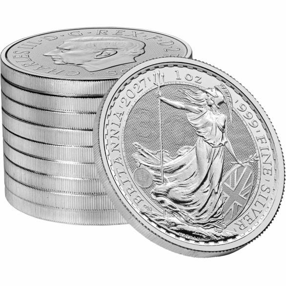 2027 1oz Silver Britannia Stack