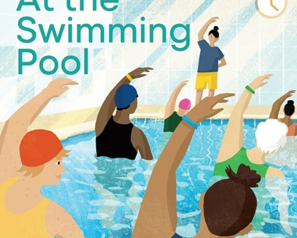 At the Swimming Pool: My Letters and Sounds Phase Four Phonics Reader — cover image