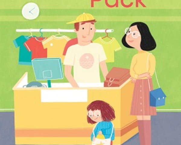 Pick and Pack: My Letters and Sounds Phase Two Phonics Reader — cover image