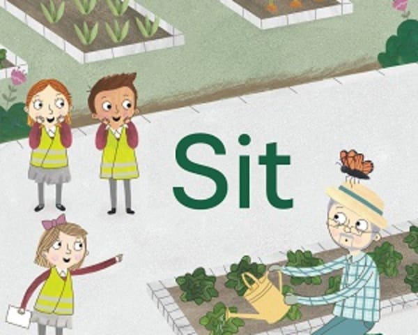 Sit: My Letters and Sounds Phase Two Phonics Reader — cover image