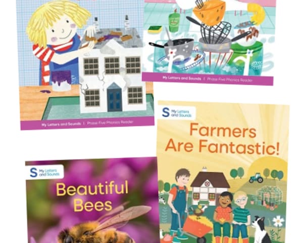 Letters and Sounds Phase Five Phonics Readers Bundle — cover image