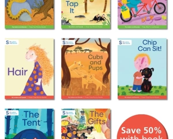 Letters and Sounds Reception Reader Phonics Bundle — cover image