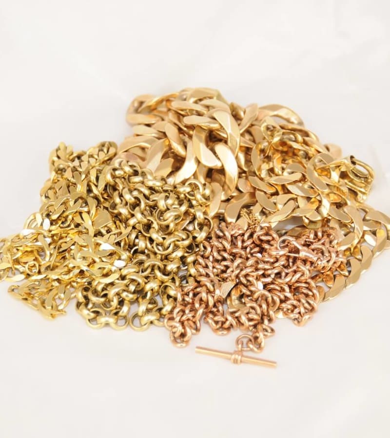 Tangled Gold Chains