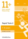 11+ Non-verbal Reasoning Rapid Tests Book 2 Cover