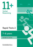 11+ Verbal Reasoning Rapid Tests Book 2 Cover