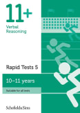 11+ Verbal Reasoning Rapid Tests Book 5 Cover