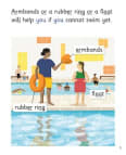 At the Swimming Pool: My Letters and Sounds Phase Four Phonics Reader Inner Page