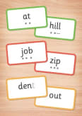 My Letters and Sounds Reception Word Cards Inner Page