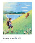 On the Hill: My Letters and Sounds Phase Two Phonics Reader Inner Page