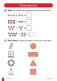Primary Practice Maths Reception Question Book, Ages 4-5 Inner Page
