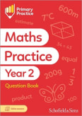 Primary Practice Maths Year 2 Question Book, Ages 6-7 Cover