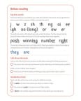 The Right Number: My Letters and Sounds Phase Three Phonics Reader Notes & Guidance