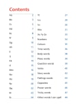 My Word Book Contents