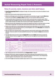 11+ Verbal Reasoning Rapid Tests Book 3 Inner Page