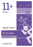 11+ Maths Rapid Tests Book 5 Cover