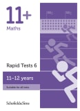 11+ Maths Rapid Tests Book 6 Cover