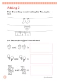 Reception Maths Homework Bundle Inner Page