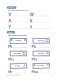 WriteWell 4: Capital Letters and Numbers Inner Page