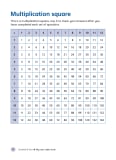 My Times Tables Book Inner Page