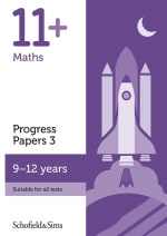 11+ Maths Progress Papers Book 3 Cover