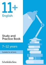 11+ English Study and Practice Book Cover