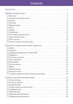 11+ Maths Study and Practice Book Contents