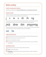 At the Shop: My Letters and Sounds Phase Three Phonics Reader Notes & Guidance