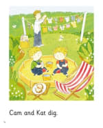 Cam and Kat: My Letters and Sounds Phase Two Phonics Reader Inner Page