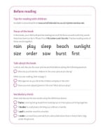Games in the Rain: My Letters and Sounds Phase Five Phonics Reader Notes & Guidance