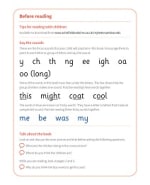 My Coat: My Letters and Sounds Phase Three Phonics Reader Notes & Guidance