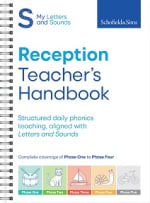 My Letters and Sounds Reception Teacher's Handbook Cover