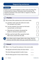 Primary Practice English Year 1 Question Book, Ages 5-6 Inner Page